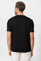 Antioch-Siyah Basic V Yaka Erkek T Shirt-T-Shirts-5-Milagron.com