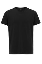 Antioch-Siyah Basic V Yaka Erkek T Shirt-T-Shirts-6-Milagron.com