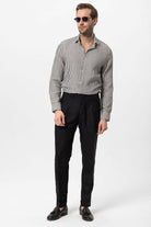 Antioch-Siyah Çizgili Erkek Gömlek-Gömlek-4-Milagron.com