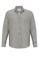 Antioch-Siyah Çizgili Erkek Gömlek-Gömlek-7-Milagron.com