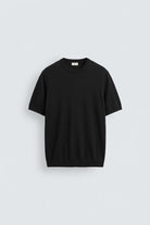 Antioch Siyah Comfort Slim Triko T-Shirt