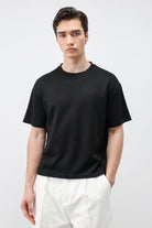 Antioch Siyah Crop Fit Erkek T-Shirt