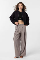 Antioch-Siyah Crop Kadın Bomber Mont-Mont-2-Milagron.com