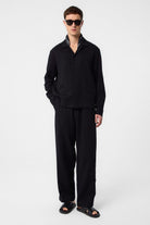 Antioch-Siyah Dokulu Erkek Gömlek-Gömlek-2-Milagron.com