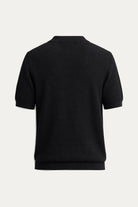 Antioch Siyah Dokulu Polo Yaka Erkek T-Shirt