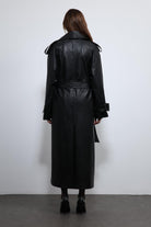 Antioch-Siyah Dokulu Suni Deri Trençkot-Trençkot-12-Milagron.com