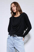 Antioch-Siyah Drapeli şal Detaylı Top-Top-2-Milagron.com