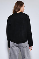 Antioch-Siyah Düğme Detaylı Triko Kazak-Kazak-9-Milagron.com