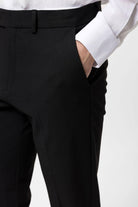 Antioch-Siyah Erkek Kumaş Pantolon-Kumaş Pantolon-4-Milagron.com