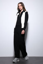 Antioch-Siyah Fermuarlı Kadın Eşofman Takım-Takım-1-Milagron.com