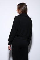 Antioch-Siyah Fermuarlı Kadın Eşofman Takım-Takım-7-Milagron.com