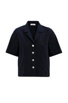 Antioch-Siyah Gömlek Şort Kadın Takım-Alt - Üst Takım-9-Milagron.com