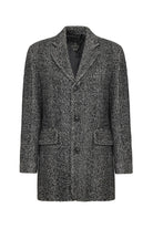 Antioch-Siyah Kadın Balıksırtı Desenli Blazer Ceket-Ceket-8-Milagron.com