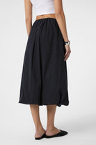 Antioch-Siyah Kadın Balon Midi Etek-Etek-4-Milagron.com