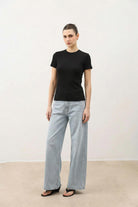 Antioch Siyah Kadın Basic T-Shirt