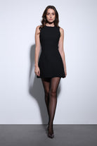 Antioch-Antioch Siyah Kadın Mini Elbise-Elbise-2-Milagron.com