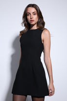 Antioch-Antioch Siyah Kadın Mini Elbise-Elbise-4-Milagron.com