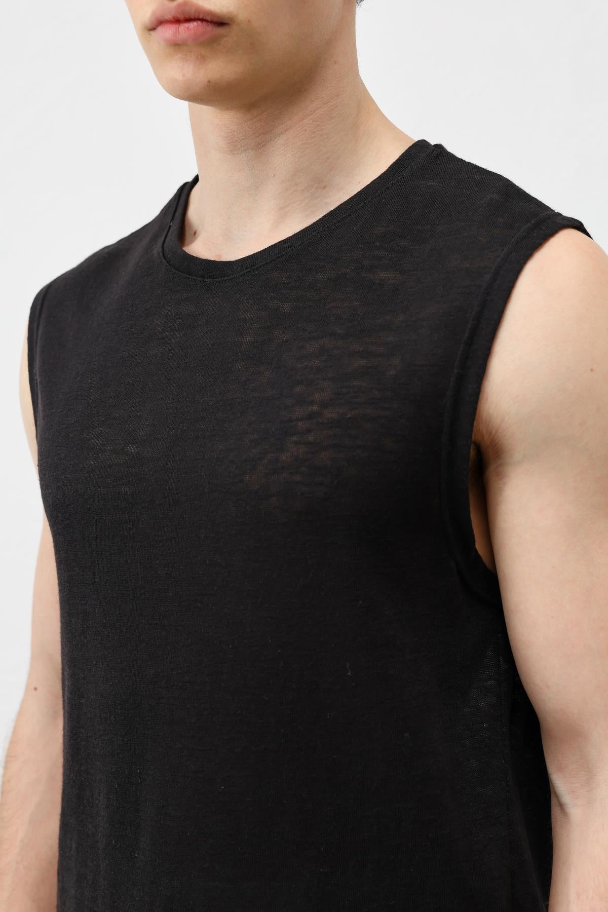 Antioch Siyah Kolsuz Erkek T-Shirt