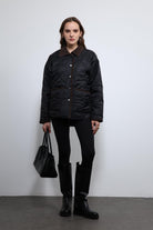 Antioch-Siyah Kontrast Yaka Desenli Mont-Mont-1-Milagron.com