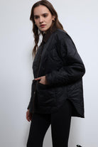 Antioch-Siyah Kontrast Yaka Desenli Mont-Mont-3-Milagron.com