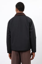 Antioch-Siyah Kontrast Yaka Erkek Mont-Mont-9-Milagron.com