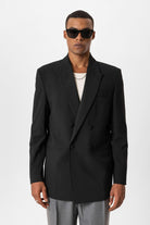 Antioch-Siyah Kruvaze Ceket-Ceket-1-Milagron.com