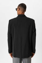 Antioch-Siyah Kruvaze Ceket-Ceket-7-Milagron.com