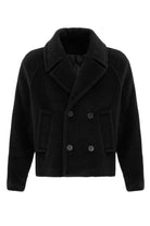 Antioch-Siyah Kruvaze Crop Fit Erkek Mont-Mont-7-Milagron.com
