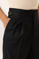 Antioch-Siyah Kruvaze Kapama İtalyan Kesim Erkek Takım-Takım Elbise-5-Milagron.com