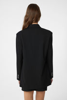 Antioch-Siyah Kuşaklı Kadın Blazer-Blazer Ceket-5-Milagron.com