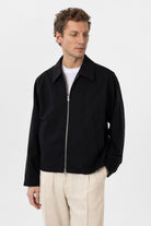 Antioch-Siyah Mevsimlik Relax Fit Erkek Mont-Mont-1-Milagron.com