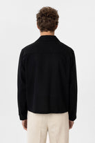 Antioch-Siyah Mevsimlik Relax Fit Erkek Mont-Mont-5-Milagron.com