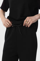 Antioch-Siyah Modal Kadın Eşofman Takım-Alt - Üst Takım-4-Milagron.com