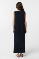 Antioch-Siyah Modal Midi Kadın Elbise-Elbise-4-Milagron.com