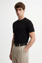 Antioch Siyah Pamuklu Erkek T-Shirt