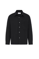 Antioch-Siyah Pamuklu Relaxed Erkek Gömlek-Gömlek-7-Milagron.com