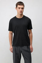 Antioch Siyah Premium Dokulu Erkek T-Shirt