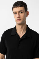 Antioch-Siyah Regular Fit Polo Yaka Erkek T Shirt-T-Shirts-4-Milagron.com