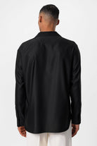 Antioch-Siyah Relax Fit Erkek Gömlek-Gömlek-7-Milagron.com