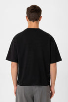 Antioch-Siyah Relaxed Basic Erkek T Shirt-T-Shirts-5-Milagron.com