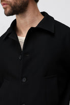 Antioch Siyah Relaxed Fit Baharlık Erkek Mont