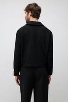 Antioch Siyah Relaxed Fit Baharlık Erkek Mont