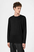 Antioch-Siyah Relaxed Fit Basic Erkek T Shirt-T-Shirts-2-Milagron.com