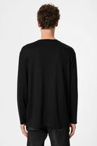 Antioch-Siyah Relaxed Fit Basic Erkek T Shirt-T-Shirts-6-Milagron.com
