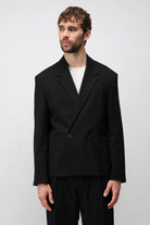 Antioch Siyah Relaxed Fit Erkek Blazer Ceket