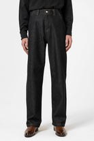 Antioch-Siyah Relaxed Fit Erkek Kot Pantolon-Kot Pantolon-1-Milagron.com