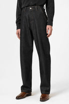 Antioch-Siyah Relaxed Fit Erkek Kot Pantolon-Kot Pantolon-2-Milagron.com