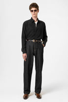 Antioch-Siyah Relaxed Fit Erkek Kot Pantolon-Kot Pantolon-3-Milagron.com