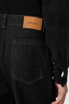 Antioch-Siyah Relaxed Fit Erkek Kot Pantolon-Kot Pantolon-7-Milagron.com