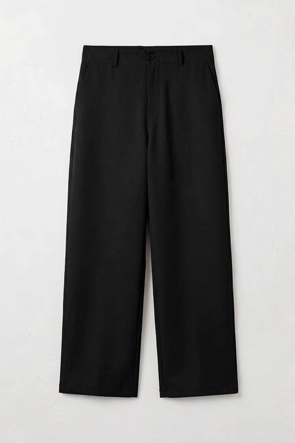 Antioch Siyah Relaxed Fit Erkek Pantolon